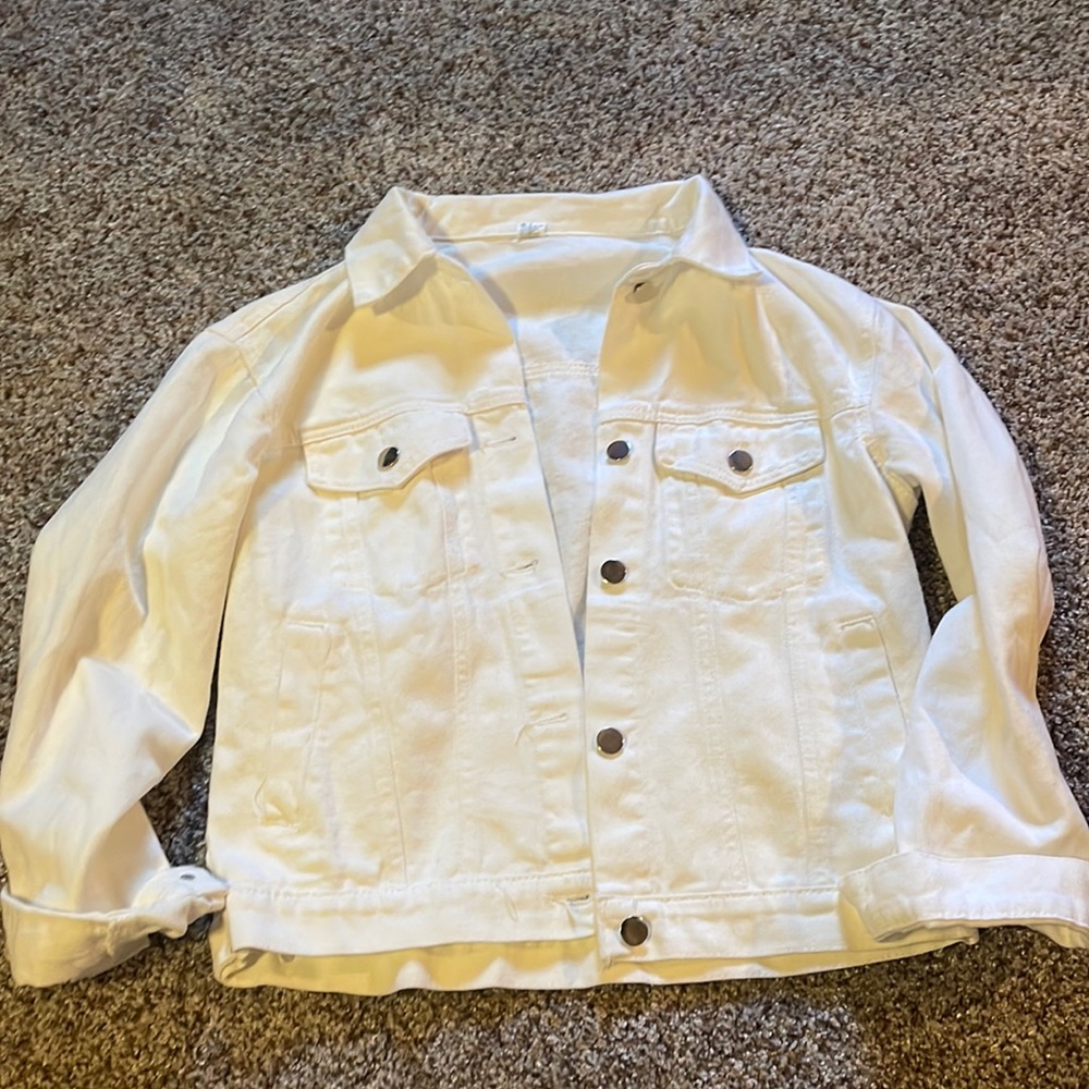 White Jean Jacket